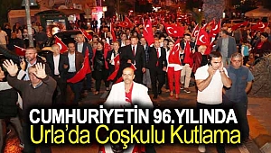 CUMHURİYETİN 96.YILINDA URLA’DA COŞKULU KUTLAMA