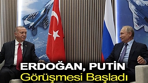 Erdoğan, Putin görüşmesi başladı