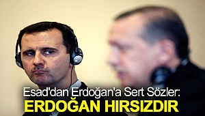 Esad'dan Erdoğan'a sert sözler: Erdoğan hırsızdır