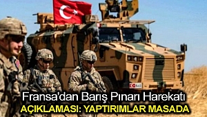 Fransa'dan Barış Pınarı Harekatı açıklaması: Yaptırımlar masada