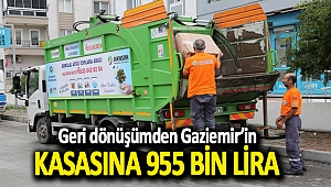 Geri dönüşümden Gaziemir’in kasasına 955 bin lira