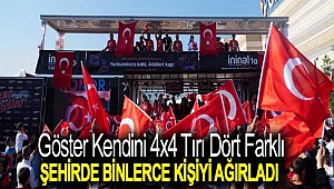 Göster Kendini 4x4 tırı dört farklı şehirde binlerce kişiyi ağırladı