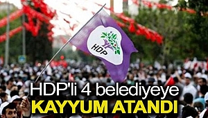 HDP'li 4 belediyeye kayyum atandı