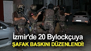 İzmir'de 2'si aktif polis olmak üzere 20 Bylockçuya şafak baskını düzenlendi!