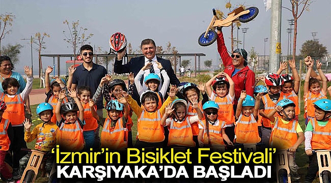 ‘İzmir’in Bisiklet Festivali’ Karşıyaka’da başladı