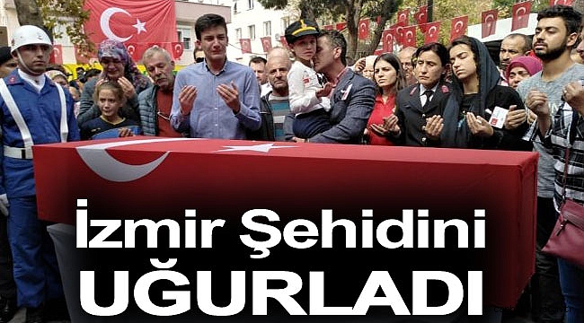 İzmir şehidini uğurladı