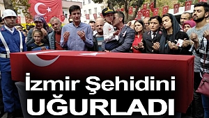 İzmir şehidini uğurladı