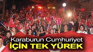 Karaburun Cumhuriyet için tek yürek