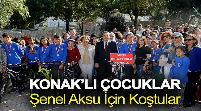 Konak’lı çocuklar Şenel Aksu için koştular