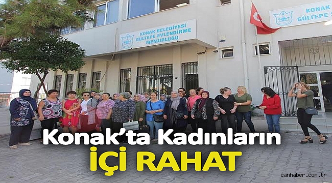 Konak’ta kadınların içi rahat
