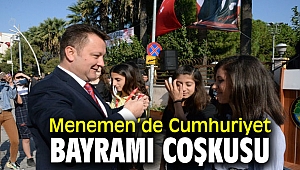 Menemen’de Cumhuriyet Bayramı coşkusu