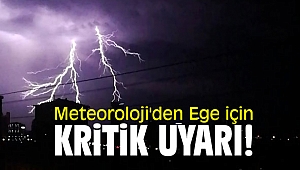 Meteoroloji'den Ege için kritik uyarı!