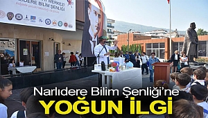 Narlıdere Bilim Şenliği’ne yoğun ilgi!