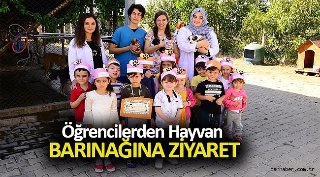 Öğrencilerden Hayvan Barınağına Ziyaret