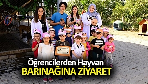 Öğrencilerden Hayvan Barınağına Ziyaret