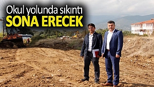 Okul yolunda sıkıntı sona erecek
