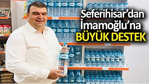 Seferihisar’dan İmamoğlu’na büyük destek