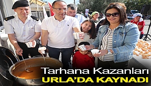 Tarhana Kazanları Urla’da Kaynadı