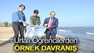 URLALI ÖĞRENCİLERDEN ÖRNEK DAVRANIŞ