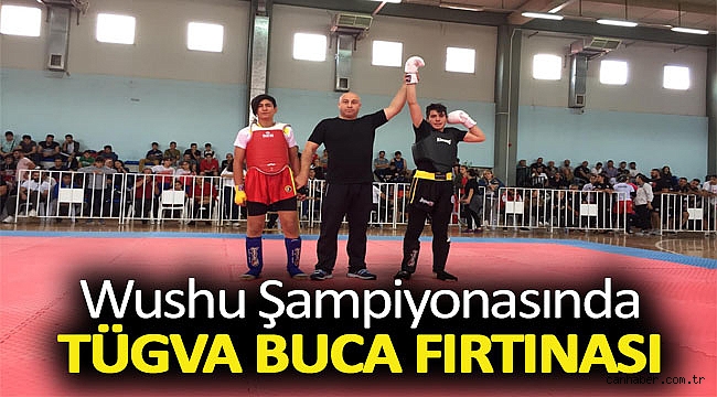 Wushu şampiyonasında TÜGVA BUCA fırtınası