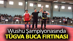 Wushu şampiyonasında TÜGVA BUCA fırtınası