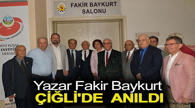 Yazar Fakir Baykurt Çiğli’de etkinliklerle anıldı