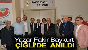 Yazar Fakir Baykurt Çiğli’de etkinliklerle anıldı