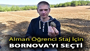 Alman öğrenci staj için Bornova'yı seçti