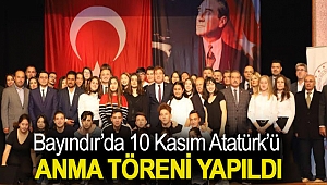 Bayındır’da 10 Kasım Atatürk’ü Anma Töreni Yapıldı