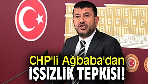 CHP'li Ağbaba'dan işsizlik tepkisi!