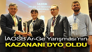 İAOSB Ar-Ge Yarışması’nın kazananı DYO oldu