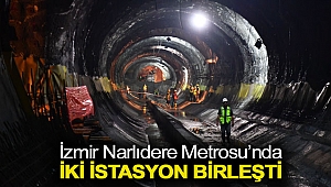 İzmir Narlıdere Metrosu’nda iki istasyon birleşti