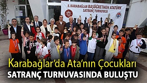 Karabağlar’da Ata’nın çocukları satranç turnuvasında buluştu