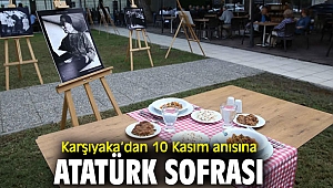 Karşıyaka Belediyesi'nden Atatürk sofrası