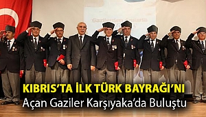 Kıbrıs’ta ilk Türk Bayrağı’nı açan gaziler Karşıyaka’da buluştu