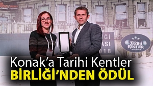 Konak’a Tarihi Kentler Birliği’nden ödül