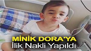 MİNİK DORA'YA İLİK NAKLİ TAMAMLANDI