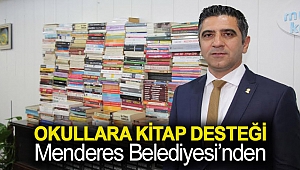 Okullara Kitap Desteği Menderes Belediyesi’nden