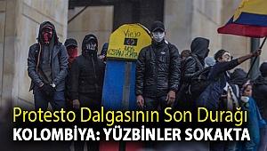 Protesto dalgasının son durağı Kolombiya: Yüzbinler sokakta