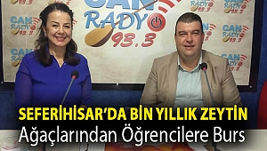 Seferihisar'da Bin Yıllık Zeytin Ağaçlarından Öğrencilere Burs