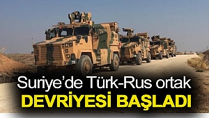 Suriye’de Türk-Rus ortak devriyesi başladı