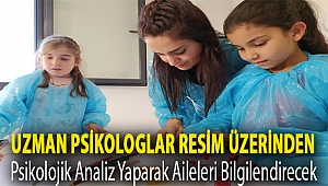 Uzman psikologlar resim üzerinden psikolojik analiz yaparak aileleri bilgilendirecek