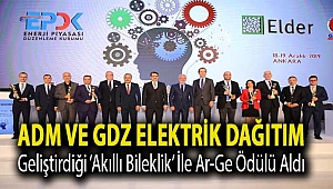 ADM ve GDZ Elektrik Dağıtım, geliştirdiği ‘Akıllı Bileklik’ ile Ar-Ge Ödülü aldı