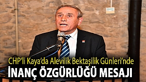 Alevilik Bektaşilik Günleri’nde inanç özgürlüğü mesajı