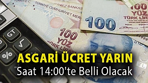 Asgari ücret yarın saat 14:00'te belli olacak