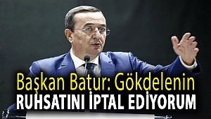 Başkan Batur: Gökdelenin ruhsatını iptal ediyorum