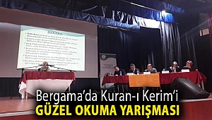 Bergama’da Kuran-ı Kerim’i güzel okuma yarışması