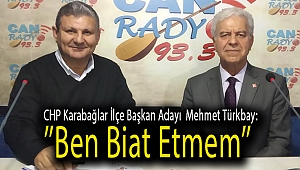 CHP Karabağlar İlçe Başkan Adayı Mehmet Türkbay: ''Ben Biat Etmem''