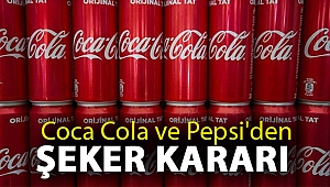 Coca Cola ve Pepsi'den şeker kararı