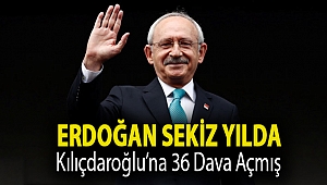 Erdoğan sekiz yılda Kılıçdaroğlu’na 36 dava açmış